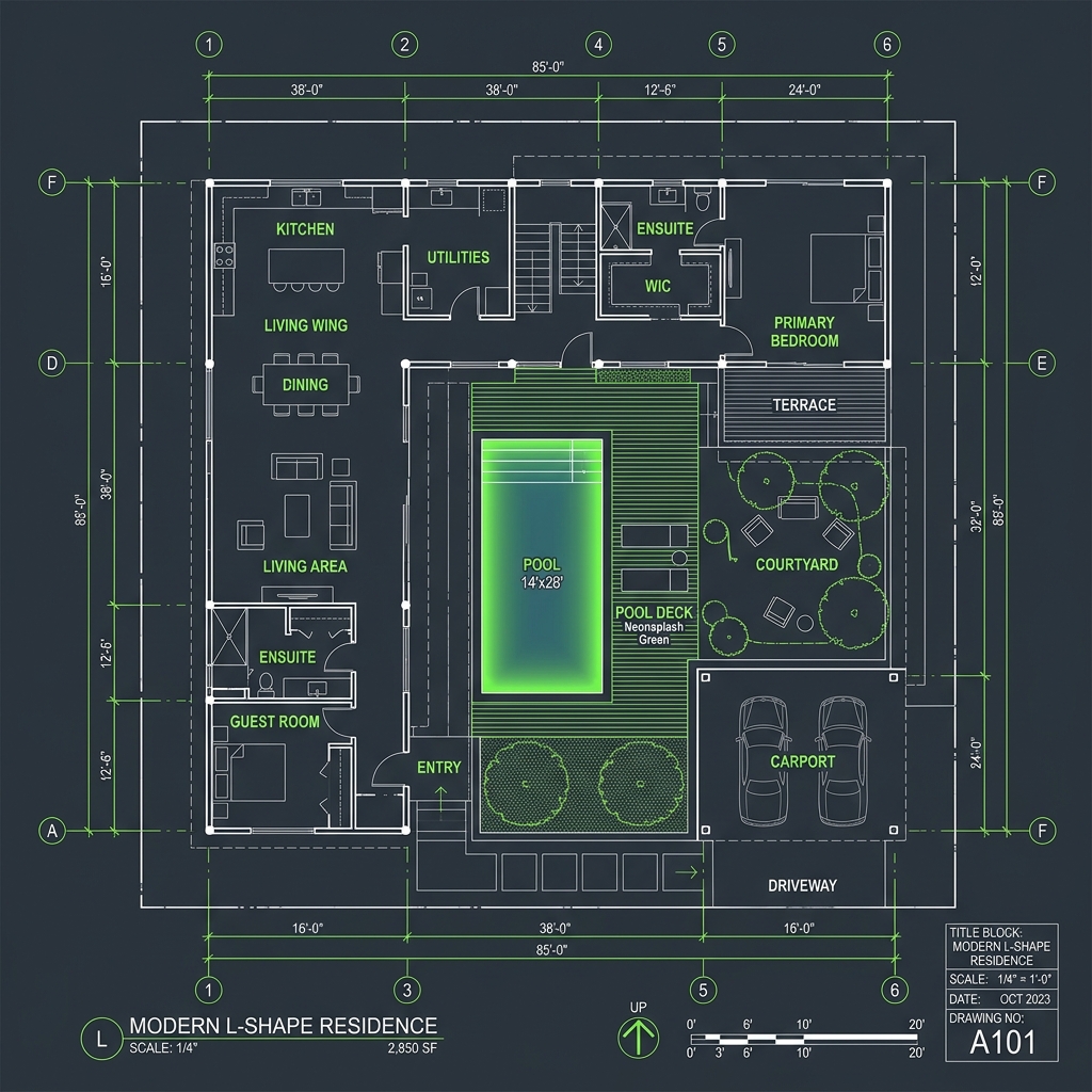 191 Evelyn Ct Architectural Floor Plan Blueprint