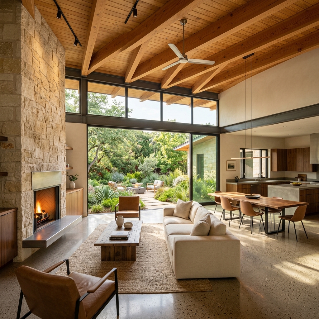 Great Room & Garden View